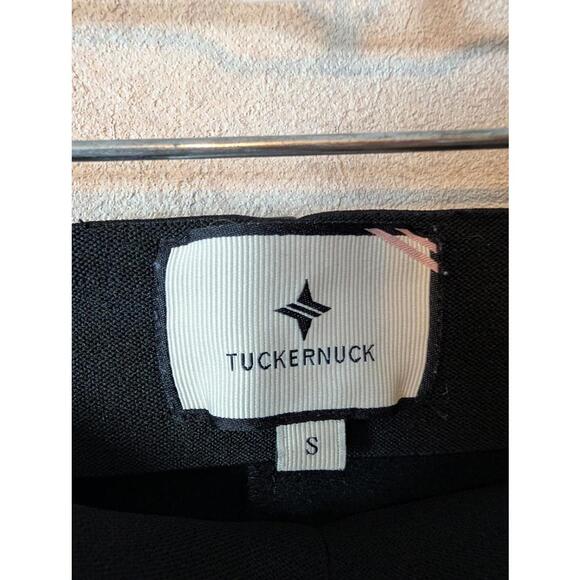 TUCKERNUCK Ashford black leather flare pants sz S - Picture 4 of 4